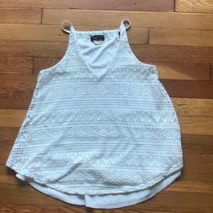 Love J small ivory lace tank